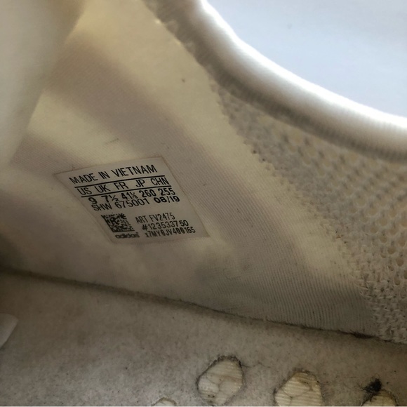 Adidas NMDR1 Shoes Art EE174 womens SZ 9 women’s white blush 3stripe - Picture 7 of 7